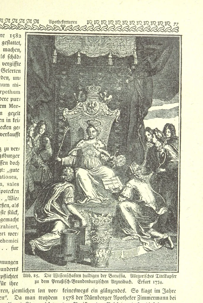 An illustration from Monographien zur deutschen Kulturgeschichte, herausgegeben von G. Steinhausen, 1899, leaf 87