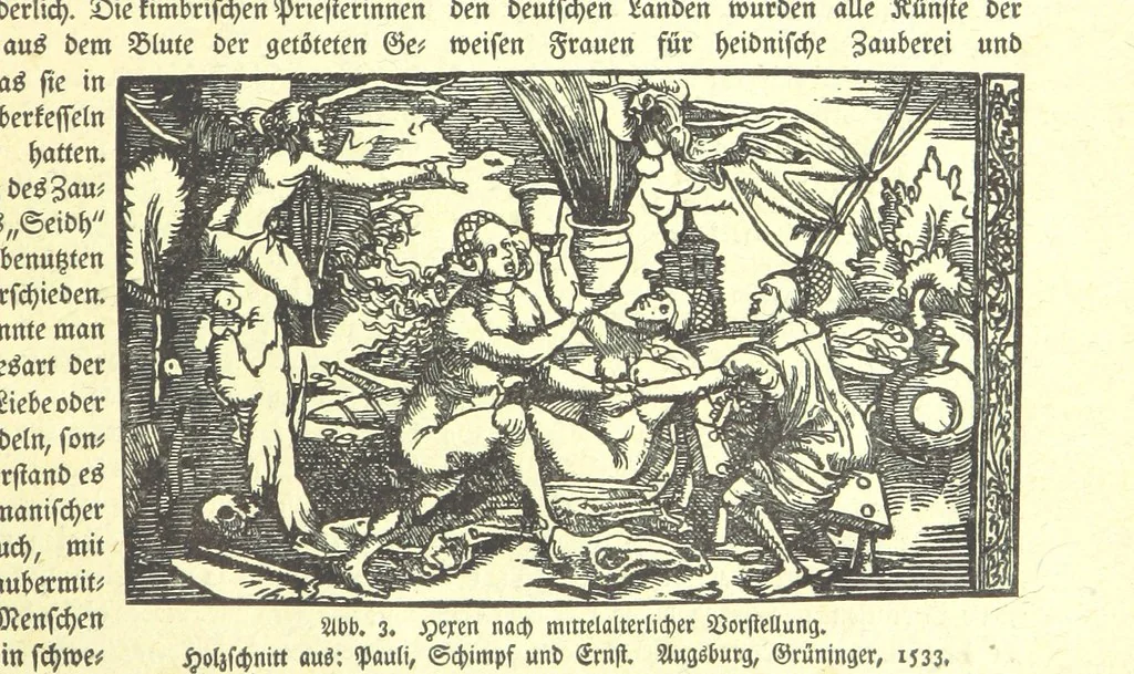 An illustration from Monographien zur deutschen Kulturgeschichte, herausgegeben von G. Steinhausen, 1899, leaf 9