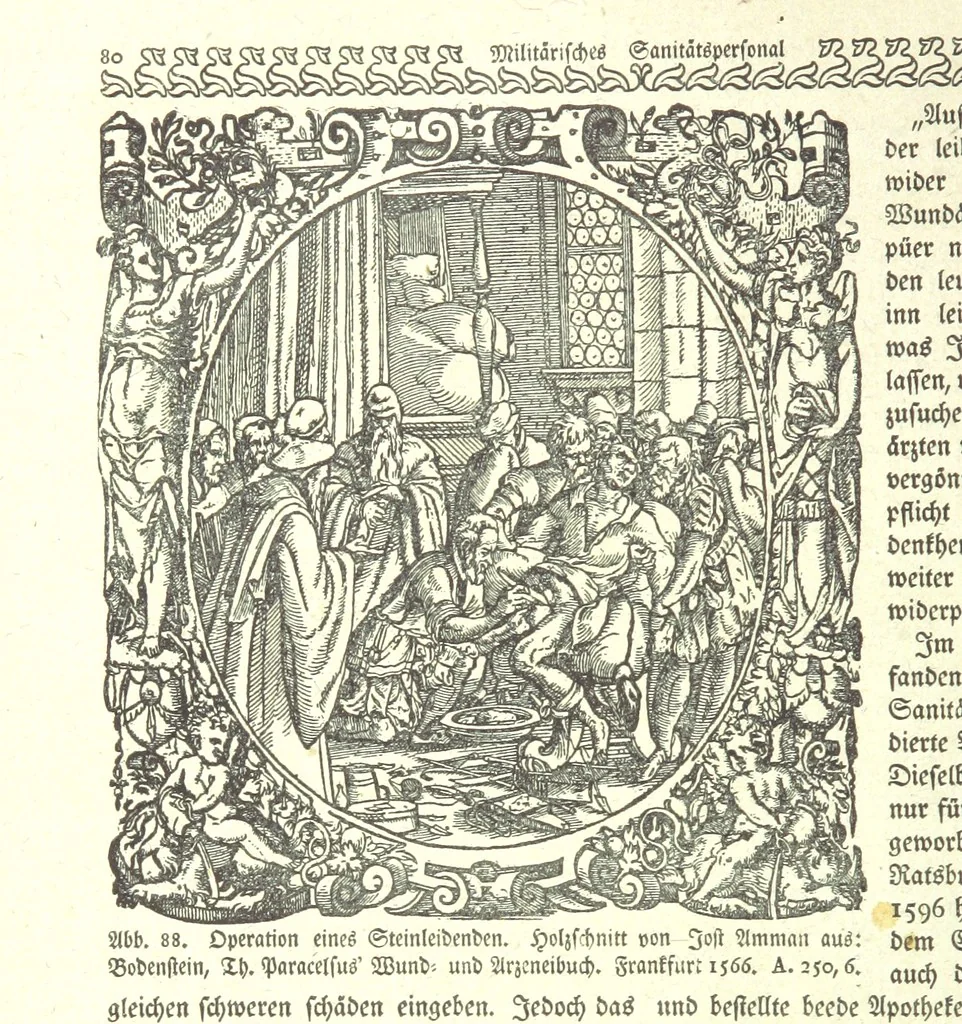An illustration from Monographien zur deutschen Kulturgeschichte, herausgegeben von G. Steinhausen, 1899, leaf 90