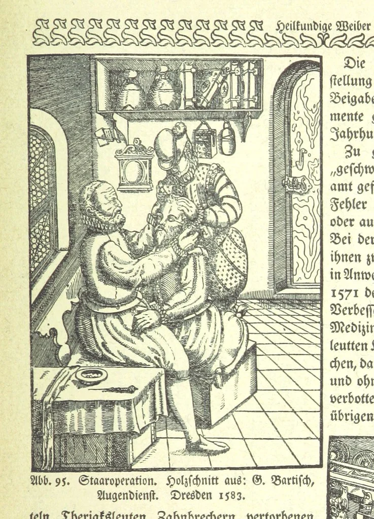 An illustration from Monographien zur deutschen Kulturgeschichte, herausgegeben von G. Steinhausen, 1899, leaf 95
