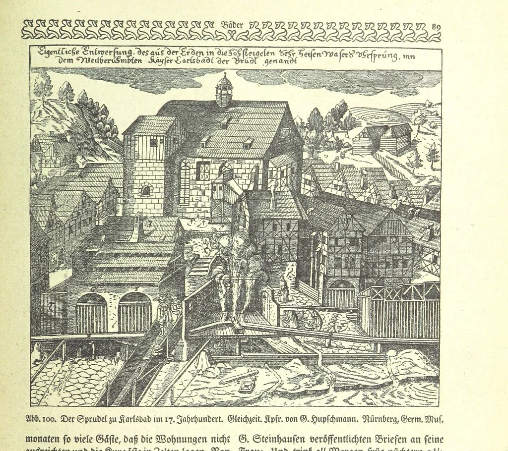 An illustration from Monographien zur deutschen Kulturgeschichte, herausgegeben von G. Steinhausen, 1899, leaf 99