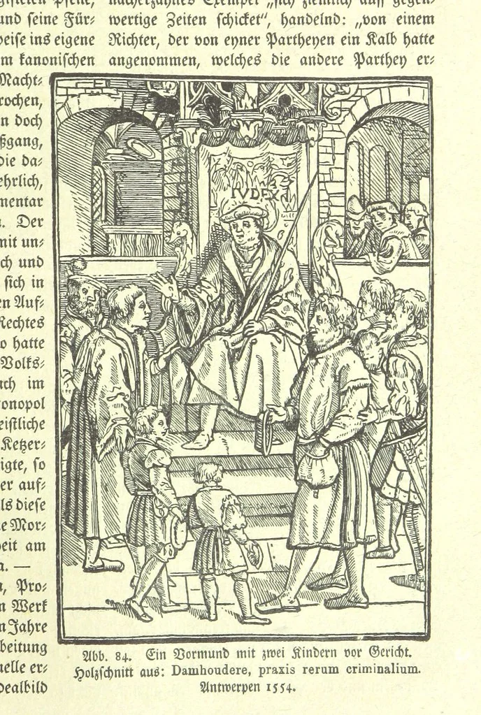 An illustration from Monographien zur deutschen Kulturgeschichte, herausgegeben von G. Steinhausen, 1899, leaf 103