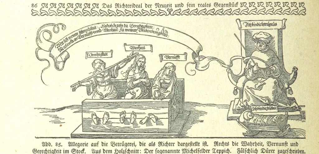 An illustration from Monographien zur deutschen Kulturgeschichte, herausgegeben von G. Steinhausen, 1899, leaf 104