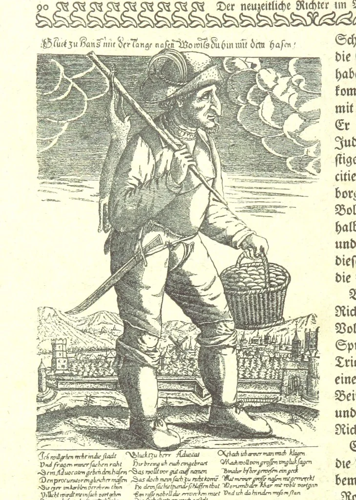 An illustration from Monographien zur deutschen Kulturgeschichte, herausgegeben von G. Steinhausen, 1899, leaf 108