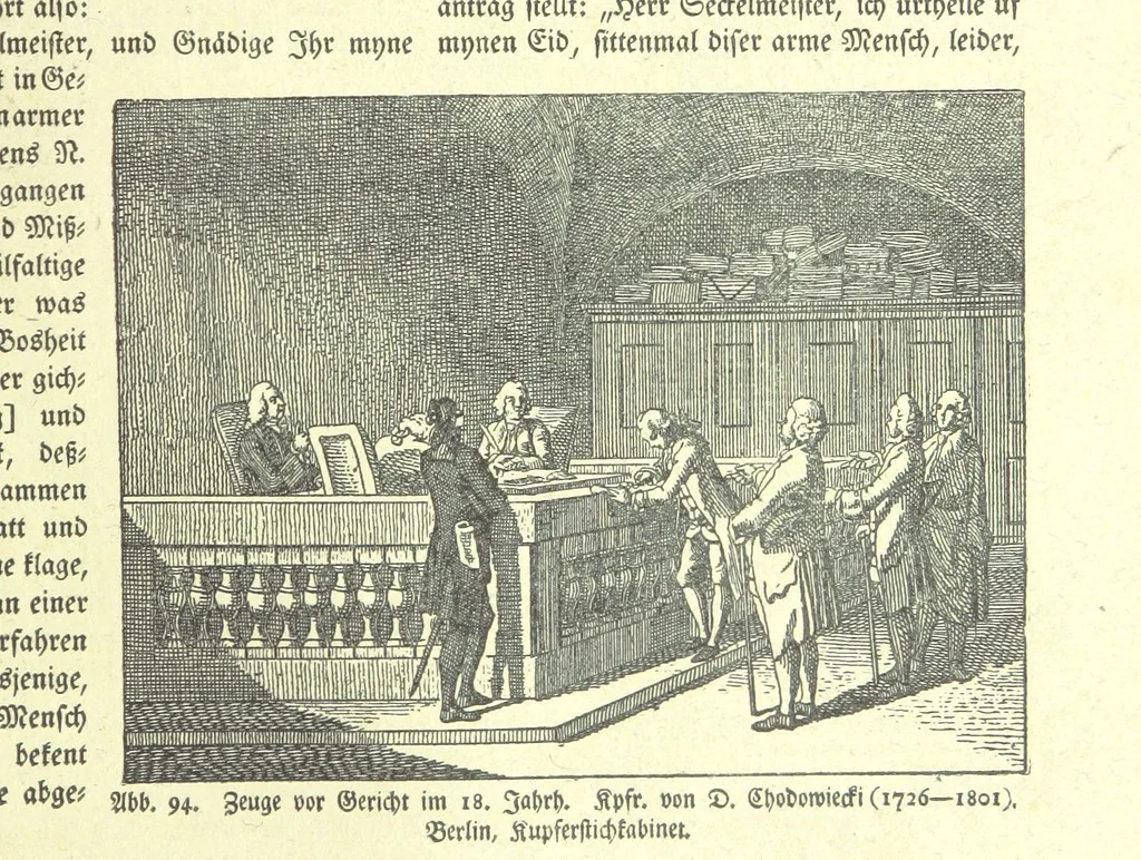An illustration from Monographien zur deutschen Kulturgeschichte, herausgegeben von G. Steinhausen, 1899, leaf 113
