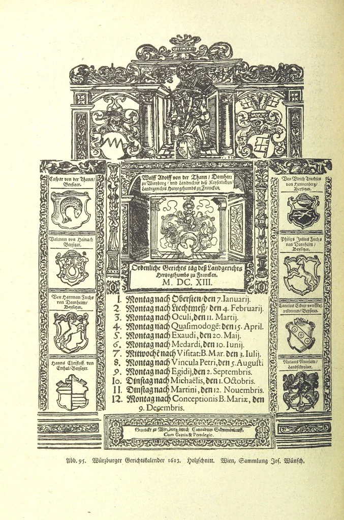 An illustration from Monographien zur deutschen Kulturgeschichte, herausgegeben von G. Steinhausen, 1899, leaf 114