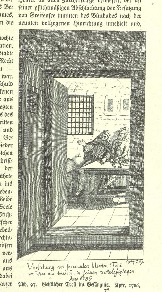 An illustration from Monographien zur deutschen Kulturgeschichte, herausgegeben von G. Steinhausen, 1899, leaf 119