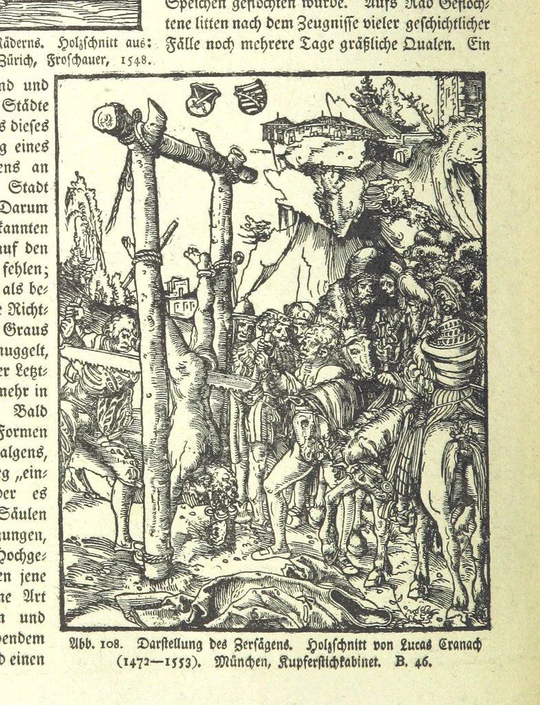 An illustration from Monographien zur deutschen Kulturgeschichte, herausgegeben von G. Steinhausen, 1899, leaf 128