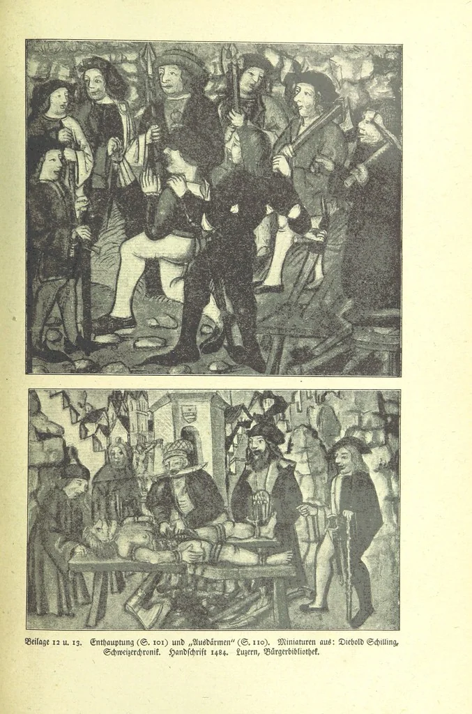 An illustration from Monographien zur deutschen Kulturgeschichte, herausgegeben von G. Steinhausen, 1899, leaf 133