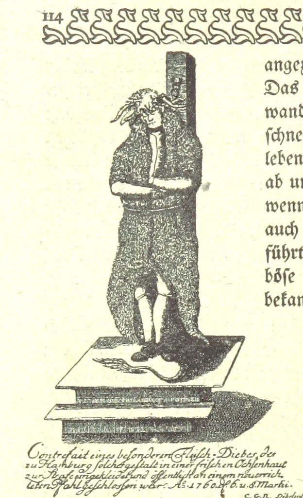 An illustration from Monographien zur deutschen Kulturgeschichte, herausgegeben von G. Steinhausen, 1899, leaf 136