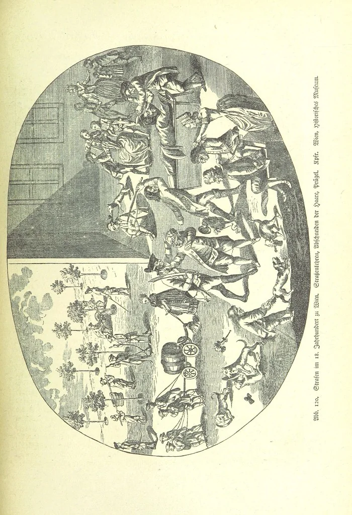 An illustration from Monographien zur deutschen Kulturgeschichte, herausgegeben von G. Steinhausen, 1899, leaf 139