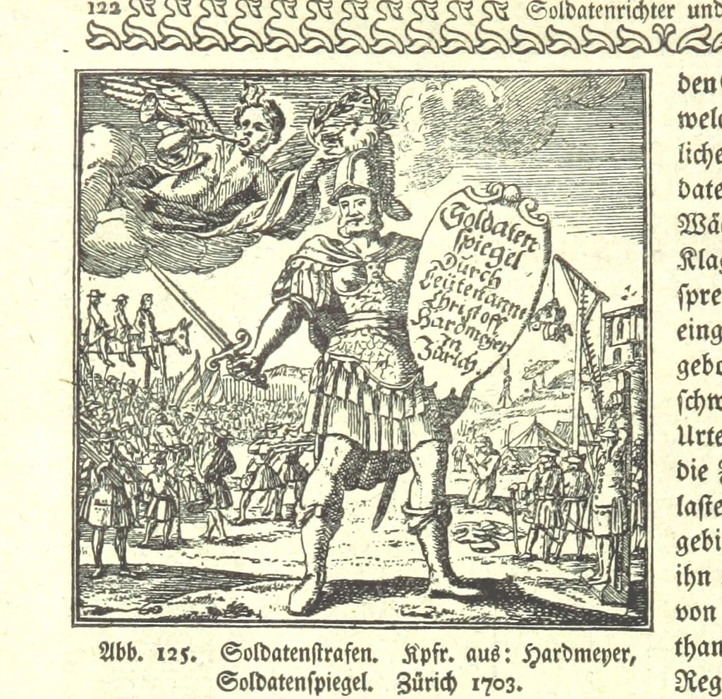 An illustration from Monographien zur deutschen Kulturgeschichte, herausgegeben von G. Steinhausen, 1899, leaf 144