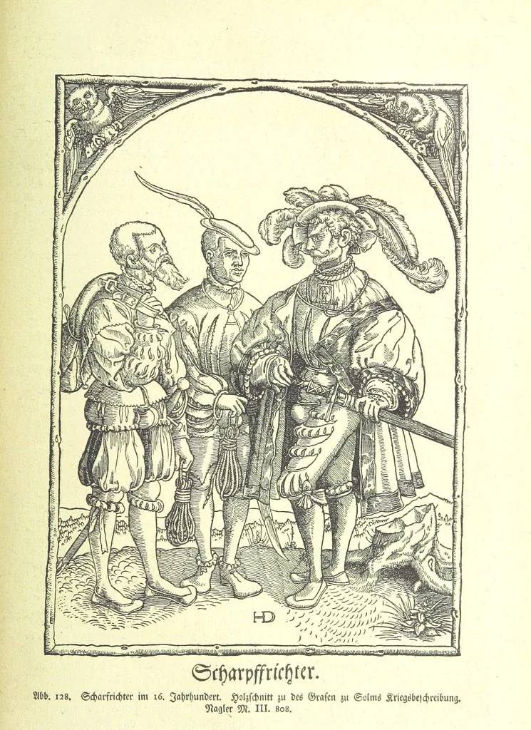 An illustration from Monographien zur deutschen Kulturgeschichte, herausgegeben von G. Steinhausen, 1899, leaf 147