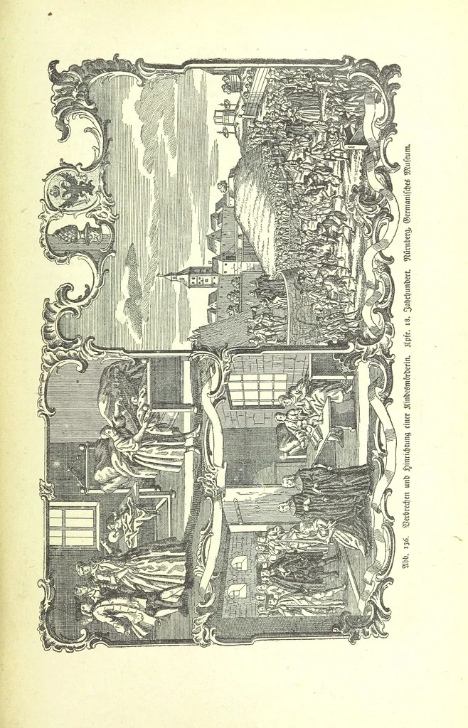 An illustration from Monographien zur deutschen Kulturgeschichte, herausgegeben von G. Steinhausen, 1899, leaf 155