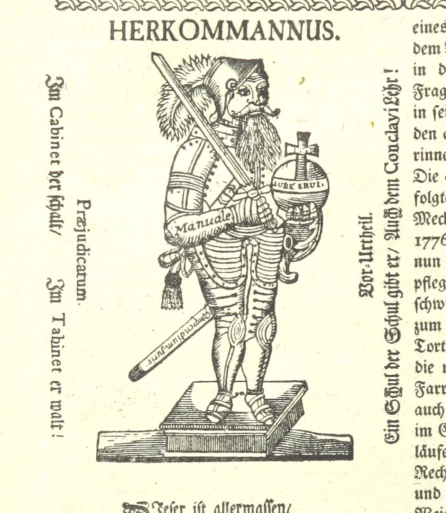 An illustration from Monographien zur deutschen Kulturgeschichte, herausgegeben von G. Steinhausen, 1899, leaf 158