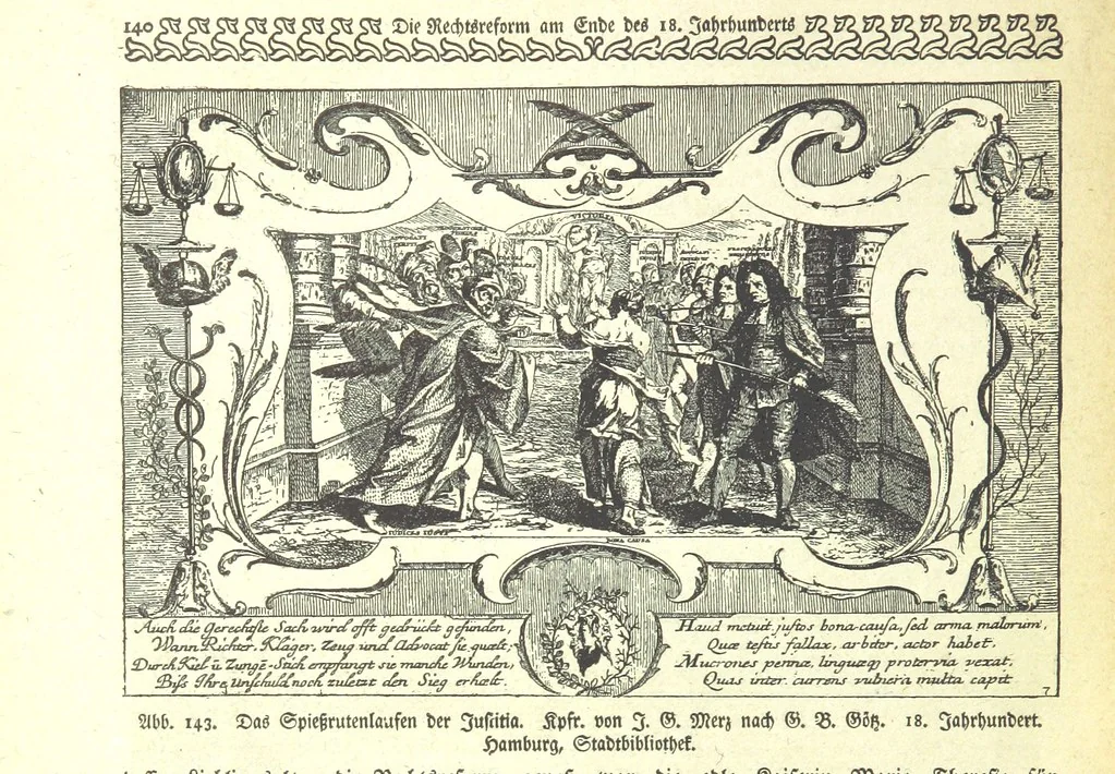 An illustration from Monographien zur deutschen Kulturgeschichte, herausgegeben von G. Steinhausen, 1899, leaf 162