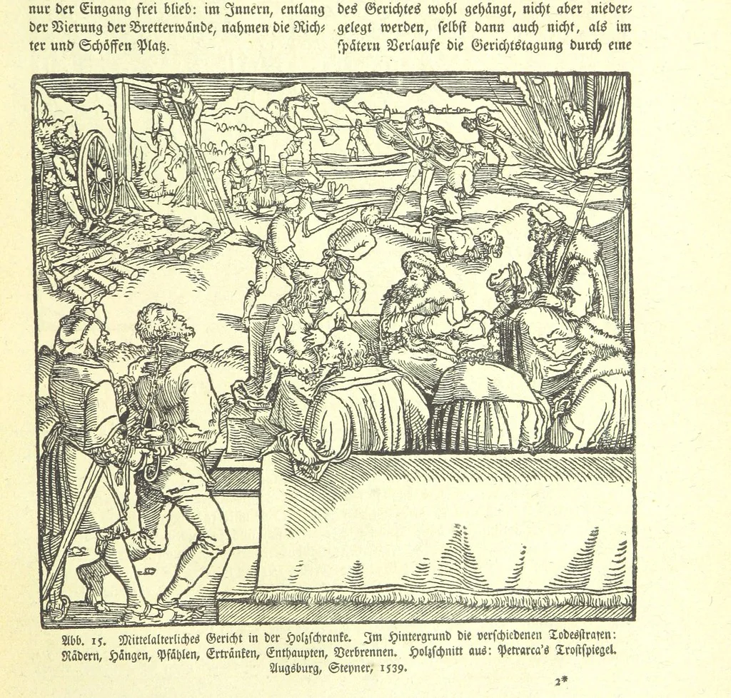 An illustration from Monographien zur deutschen Kulturgeschichte, herausgegeben von G. Steinhausen, 1899, leaf 23