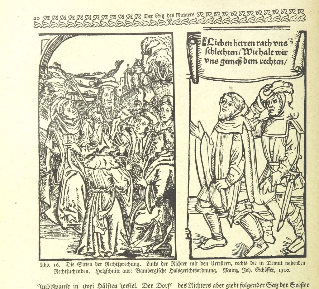 An illustration from Monographien zur deutschen Kulturgeschichte, herausgegeben von G. Steinhausen, 1899, leaf 24