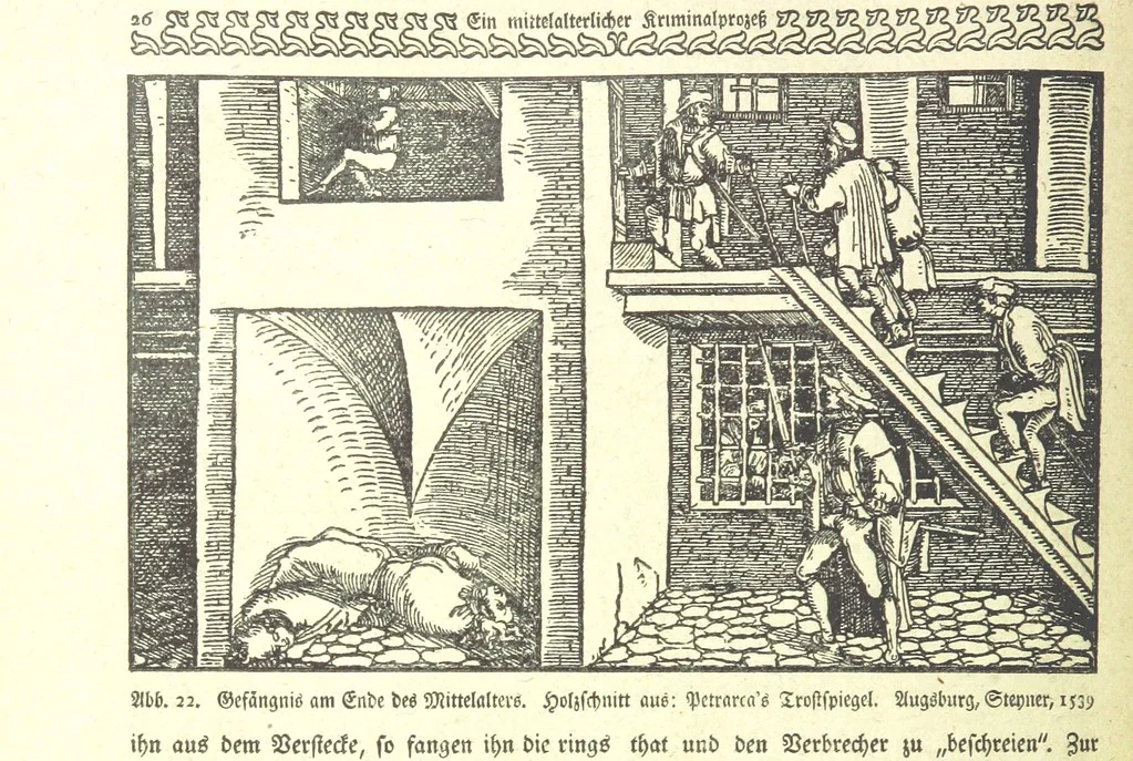 An illustration from Monographien zur deutschen Kulturgeschichte, herausgegeben von G. Steinhausen, 1899, leaf 30