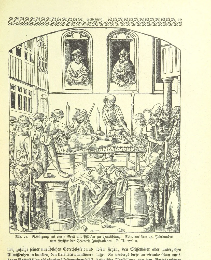 An illustration from Monographien zur deutschen Kulturgeschichte, herausgegeben von G. Steinhausen, 1899, leaf 33