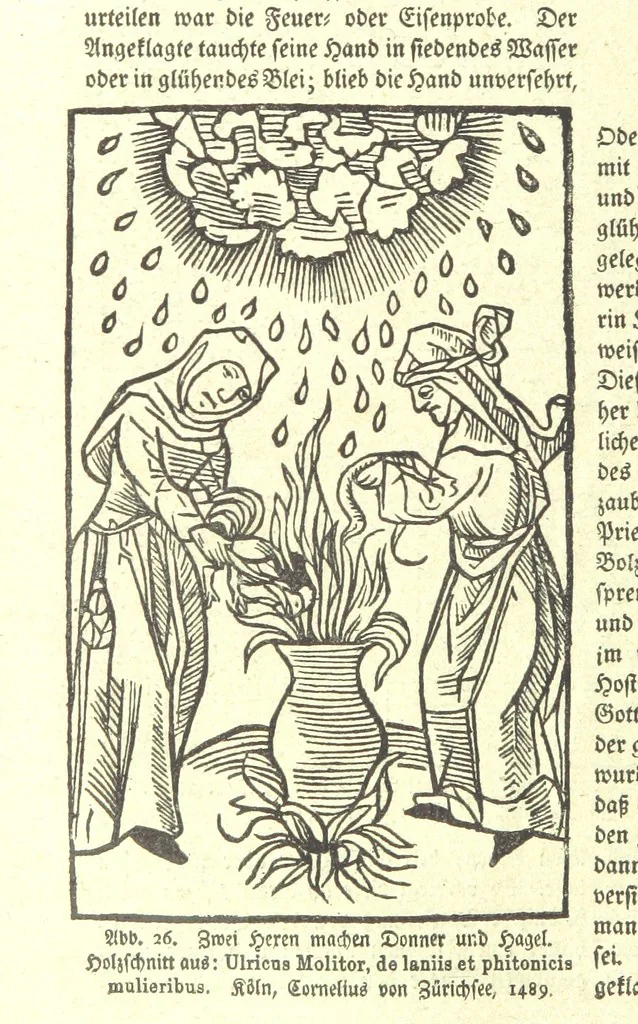 An illustration from Monographien zur deutschen Kulturgeschichte, herausgegeben von G. Steinhausen, 1899, leaf 34