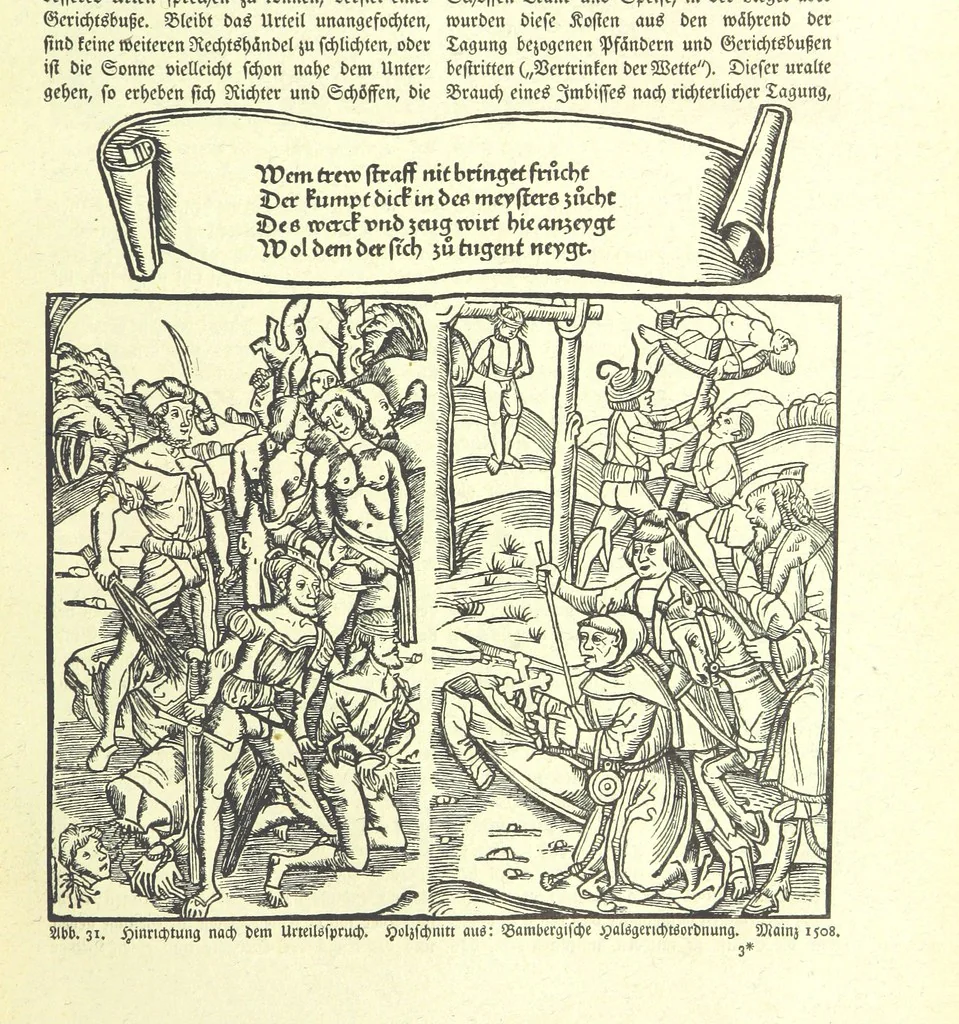 An illustration from Monographien zur deutschen Kulturgeschichte, herausgegeben von G. Steinhausen, 1899, leaf 43