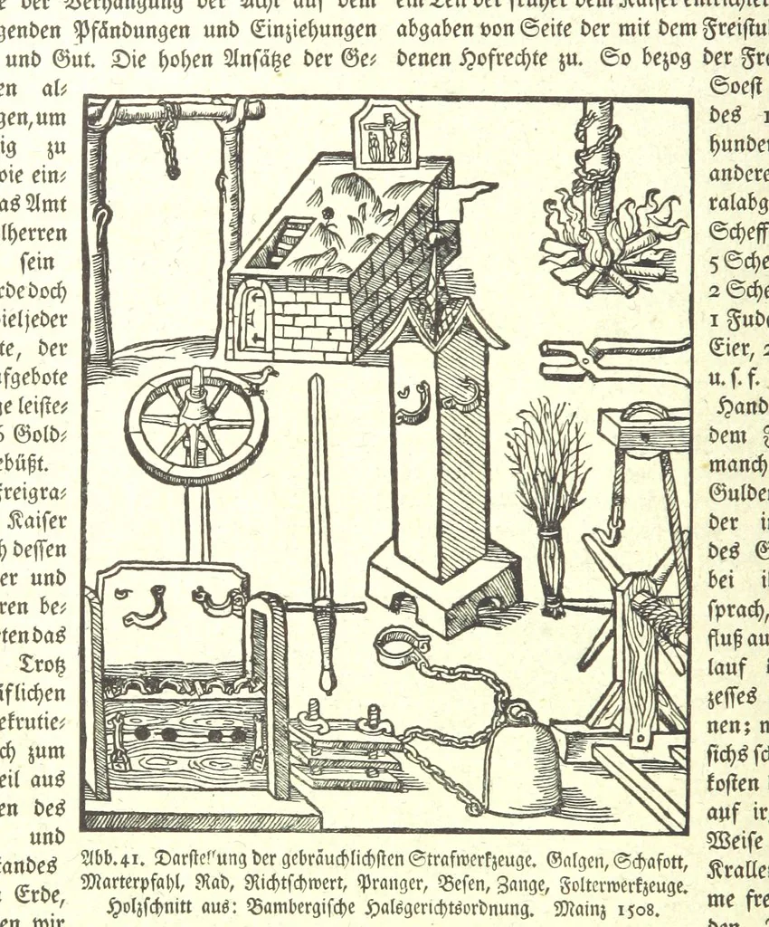 An illustration from Monographien zur deutschen Kulturgeschichte, herausgegeben von G. Steinhausen, 1899, leaf 56