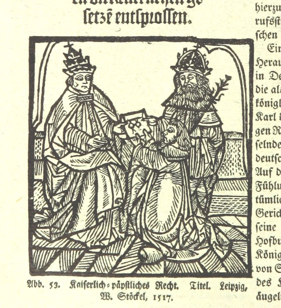 An illustration from Monographien zur deutschen Kulturgeschichte, herausgegeben von G. Steinhausen, 1899, leaf 68