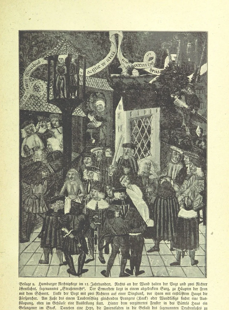 An illustration from Monographien zur deutschen Kulturgeschichte, herausgegeben von G. Steinhausen, 1899, leaf 69