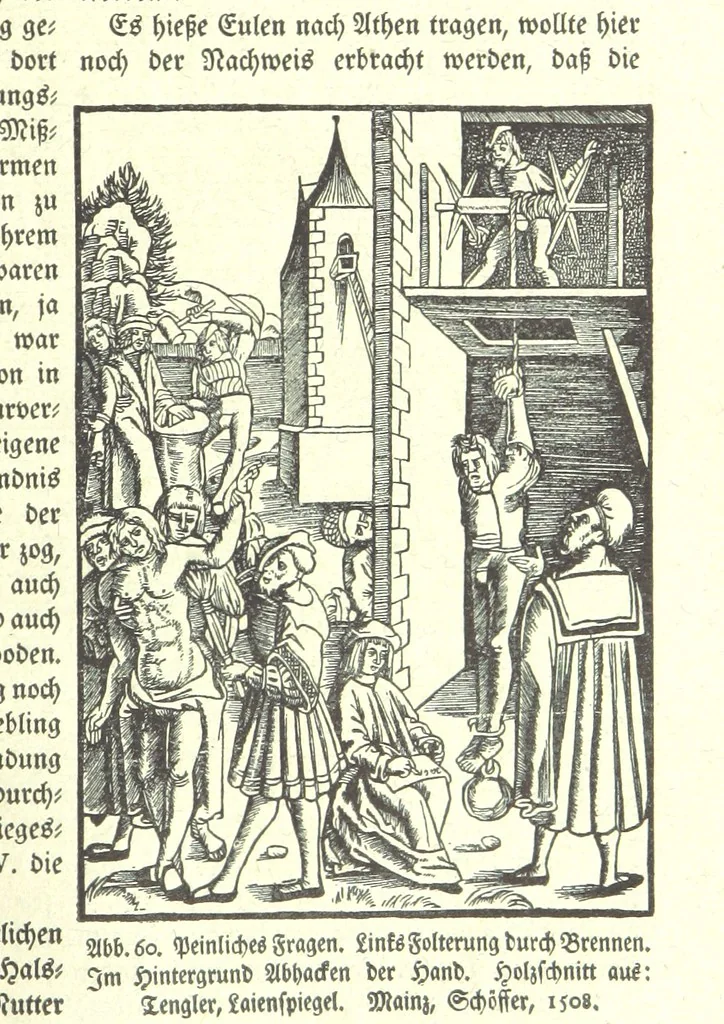 An illustration from Monographien zur deutschen Kulturgeschichte, herausgegeben von G. Steinhausen, 1899, leaf 81
