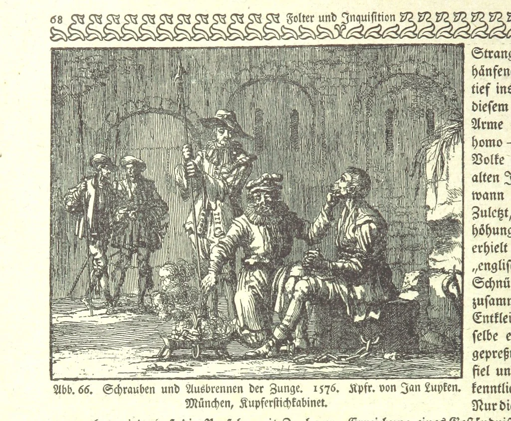 An illustration from Monographien zur deutschen Kulturgeschichte, herausgegeben von G. Steinhausen, 1899, leaf 86