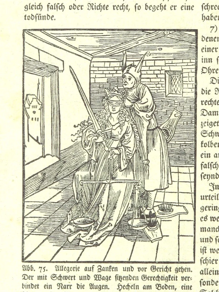 An illustration from Monographien zur deutschen Kulturgeschichte, herausgegeben von G. Steinhausen, 1899, leaf 94