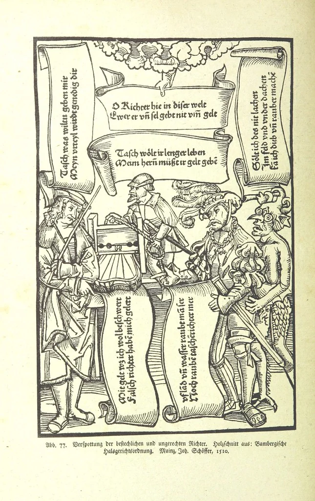 An illustration from Monographien zur deutschen Kulturgeschichte, herausgegeben von G. Steinhausen, 1899, leaf 96