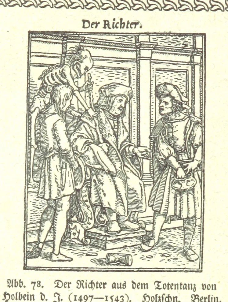 An illustration from Monographien zur deutschen Kulturgeschichte, herausgegeben von G. Steinhausen, 1899, leaf 98