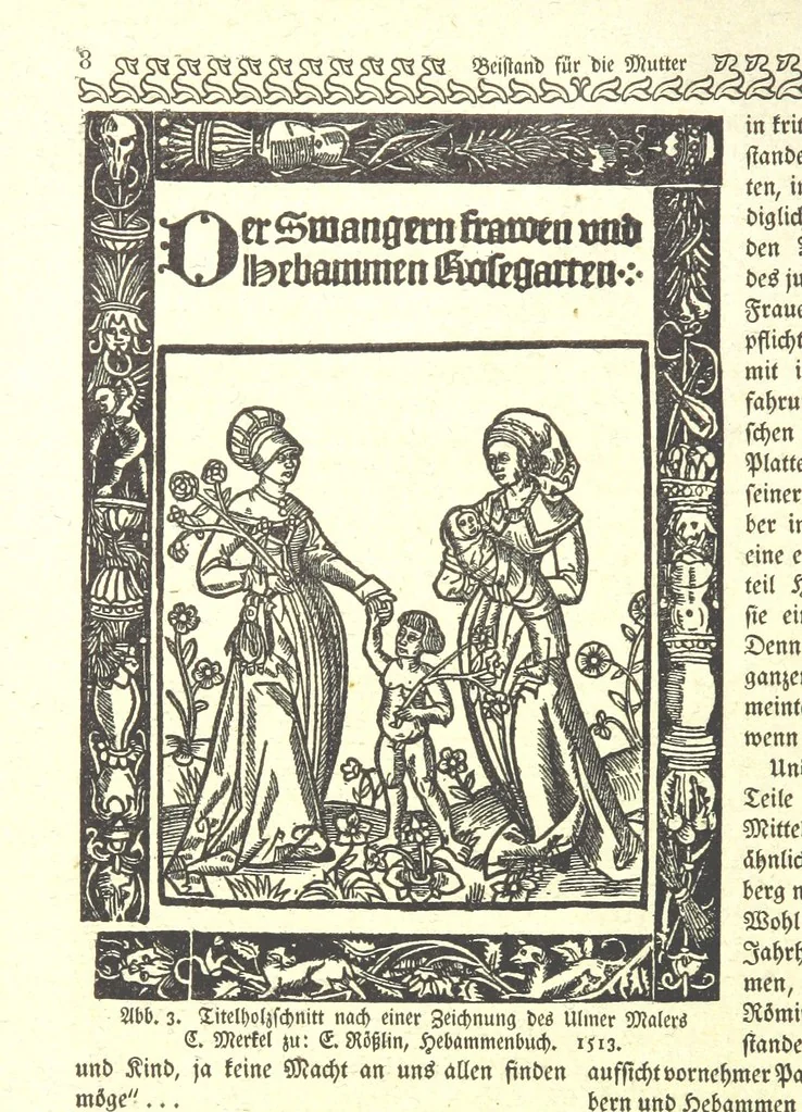An illustration from Monographien zur deutschen Kulturgeschichte, herausgegeben von G. Steinhausen, 1899, leaf 10