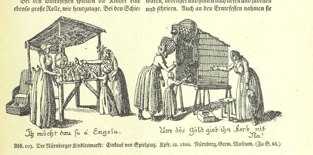 An illustration from Monographien zur deutschen Kulturgeschichte, herausgegeben von G. Steinhausen, 1899, leaf 103