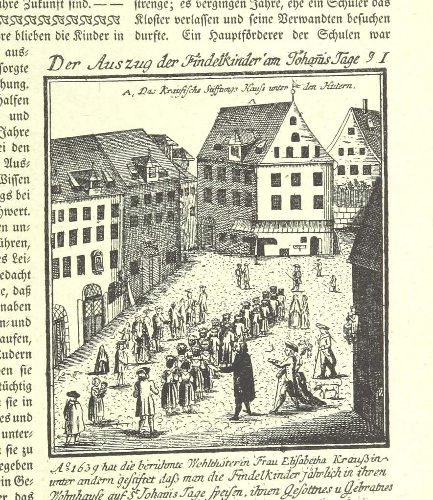 An illustration from Monographien zur deutschen Kulturgeschichte, herausgegeben von G. Steinhausen, 1899, leaf 107