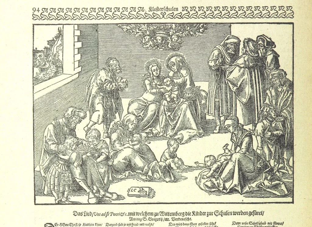 An illustration from Monographien zur deutschen Kulturgeschichte, herausgegeben von G. Steinhausen, 1899, leaf 108