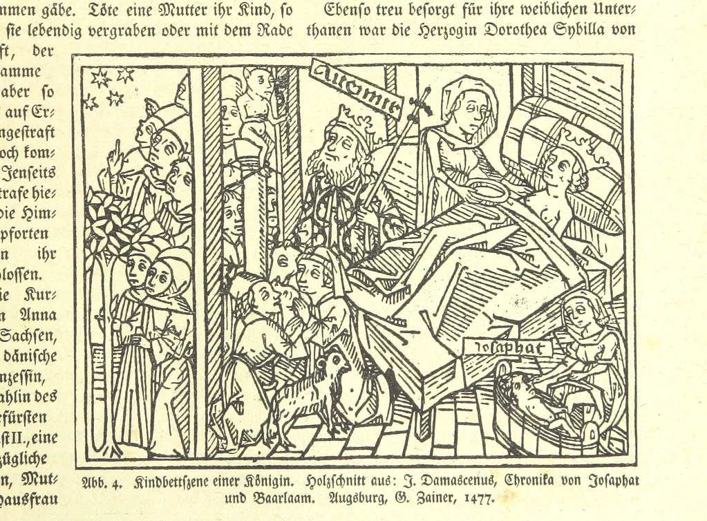 An illustration from Monographien zur deutschen Kulturgeschichte, herausgegeben von G. Steinhausen, 1899, leaf 11