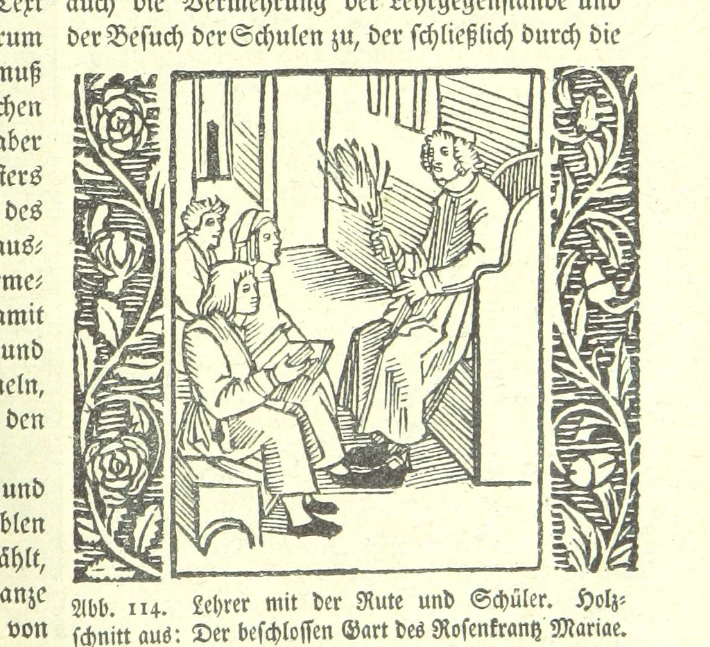 An illustration from Monographien zur deutschen Kulturgeschichte, herausgegeben von G. Steinhausen, 1899, leaf 115