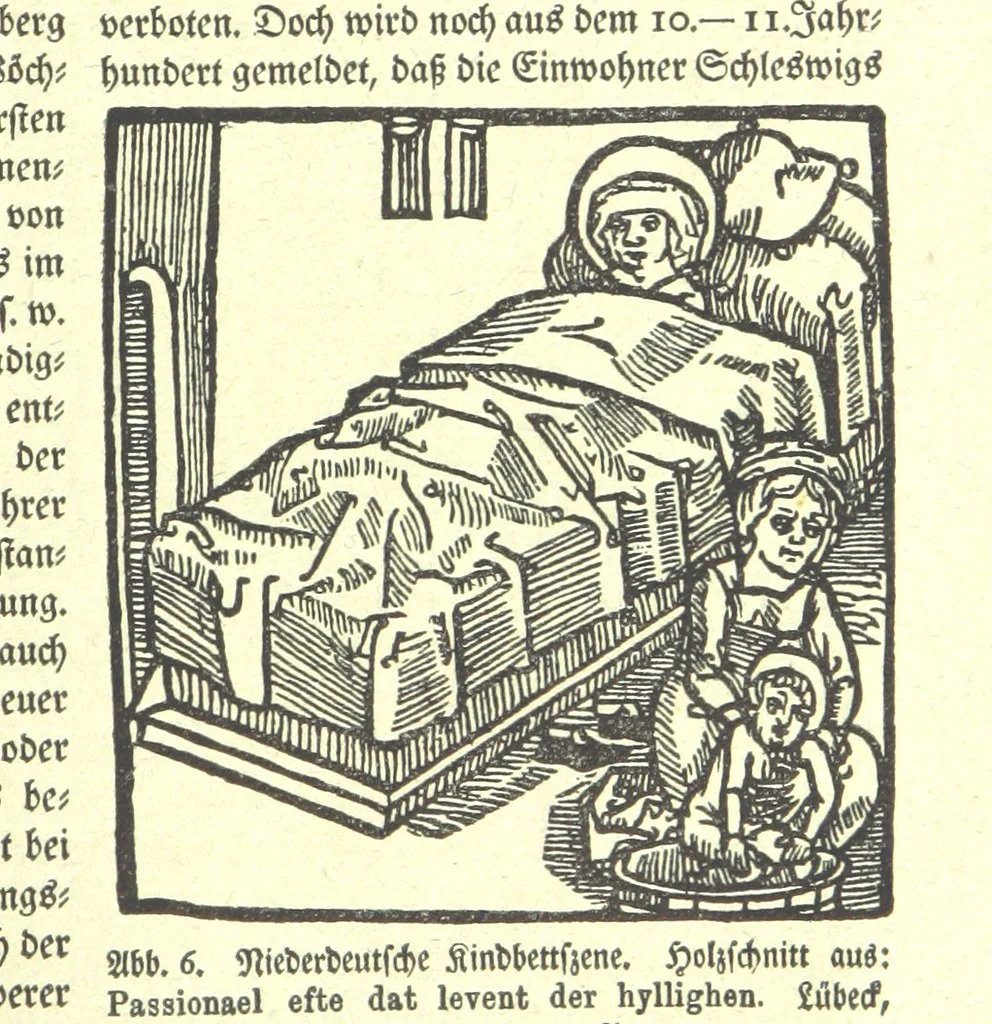 An illustration from Monographien zur deutschen Kulturgeschichte, herausgegeben von G. Steinhausen, 1899, leaf 13
