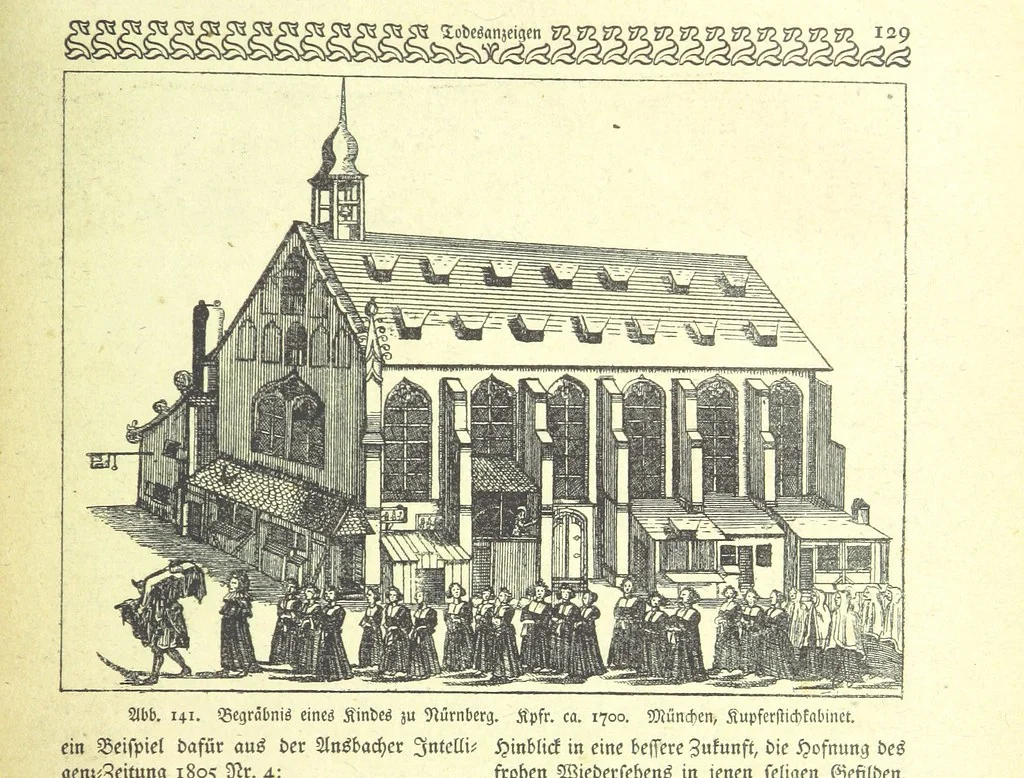 An illustration from Monographien zur deutschen Kulturgeschichte, herausgegeben von G. Steinhausen, 1899, leaf 143