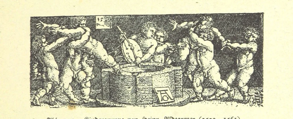 An illustration from Monographien zur deutschen Kulturgeschichte, herausgegeben von G. Steinhausen, 1899, leaf 145