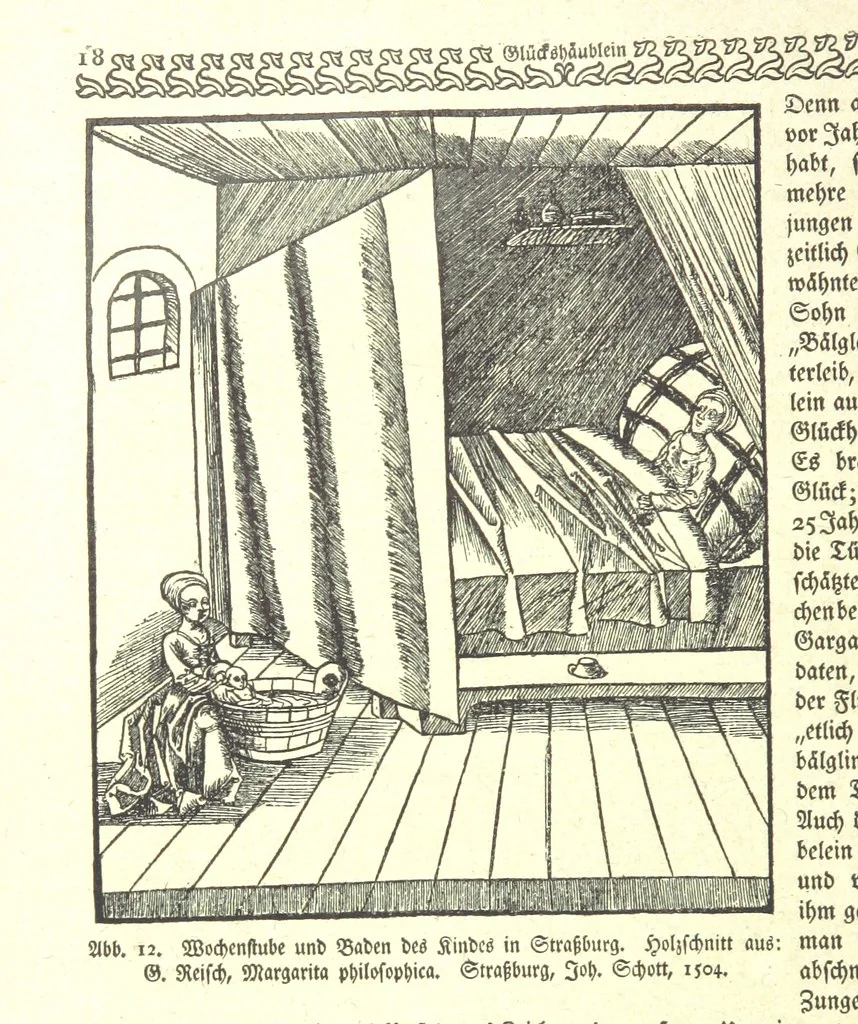 An illustration from Monographien zur deutschen Kulturgeschichte, herausgegeben von G. Steinhausen, 1899, leaf 20