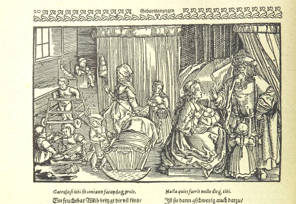 An illustration from Monographien zur deutschen Kulturgeschichte, herausgegeben von G. Steinhausen, 1899, leaf 22