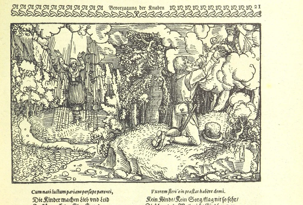 An illustration from Monographien zur deutschen Kulturgeschichte, herausgegeben von G. Steinhausen, 1899, leaf 23