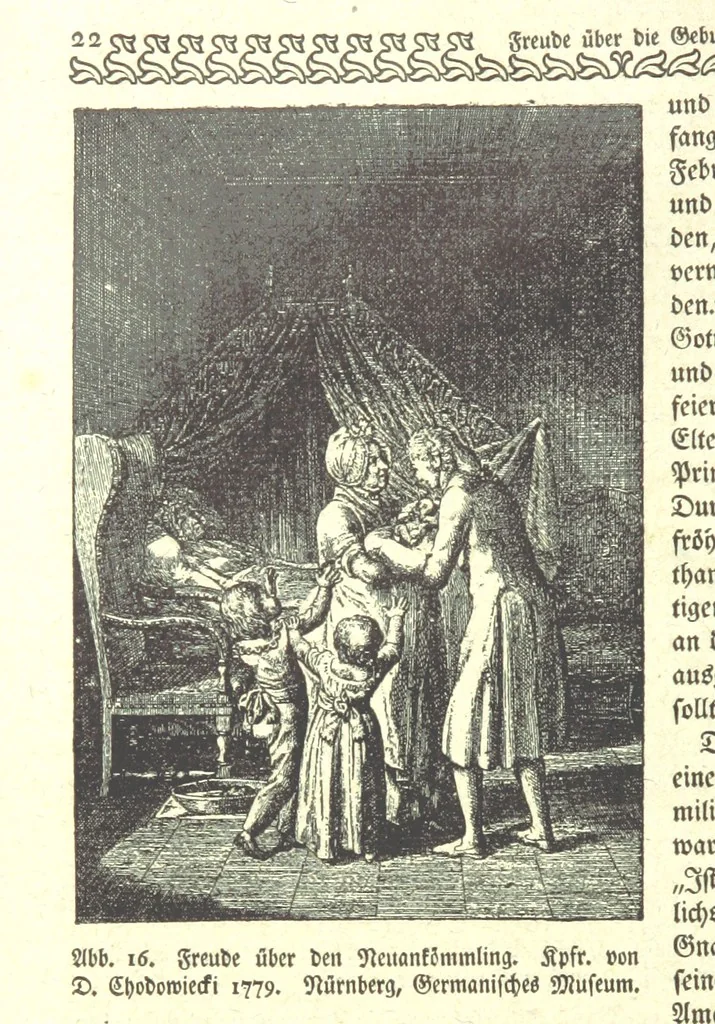 An illustration from Monographien zur deutschen Kulturgeschichte, herausgegeben von G. Steinhausen, 1899, leaf 24