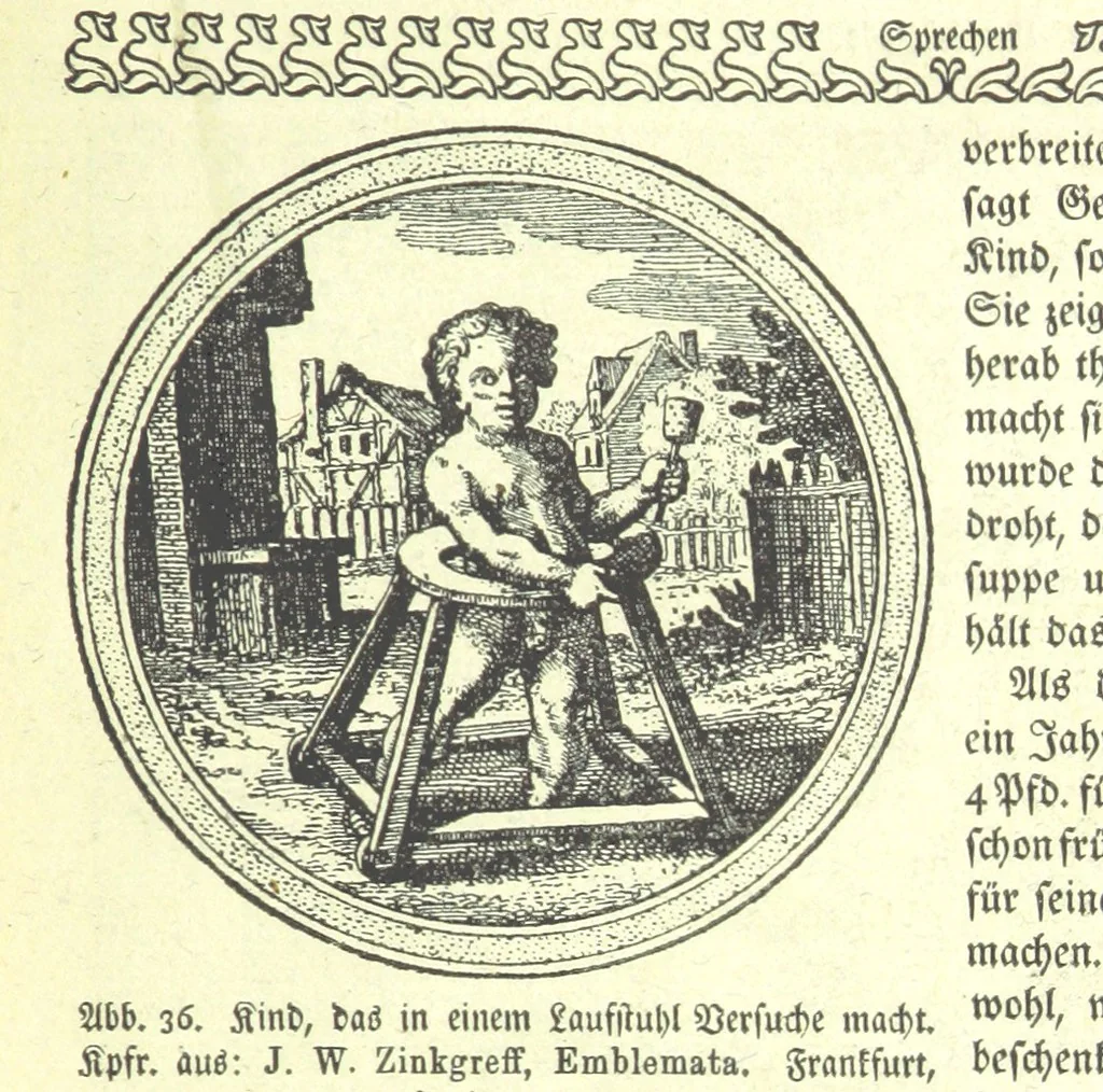 An illustration from Monographien zur deutschen Kulturgeschichte, herausgegeben von G. Steinhausen, 1899, leaf 41