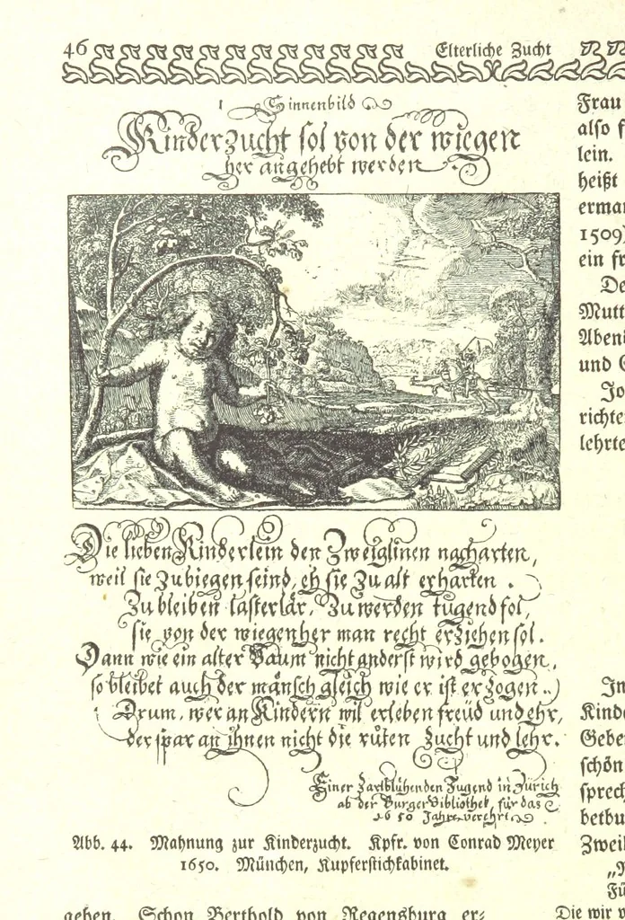 An illustration from Monographien zur deutschen Kulturgeschichte, herausgegeben von G. Steinhausen, 1899, leaf 48