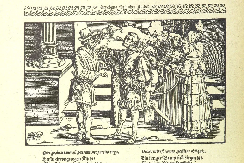 An illustration from Monographien zur deutschen Kulturgeschichte, herausgegeben von G. Steinhausen, 1899, leaf 56